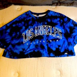 It is blue and black